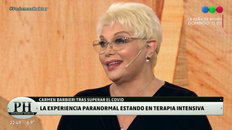 Carmen Barbieri reveló que tuvo alucinaciones mientras estuvo en coma por el COVID