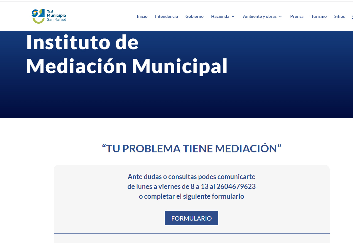 El Instituto de  Mediación Municipal suma canales de contacto virtual