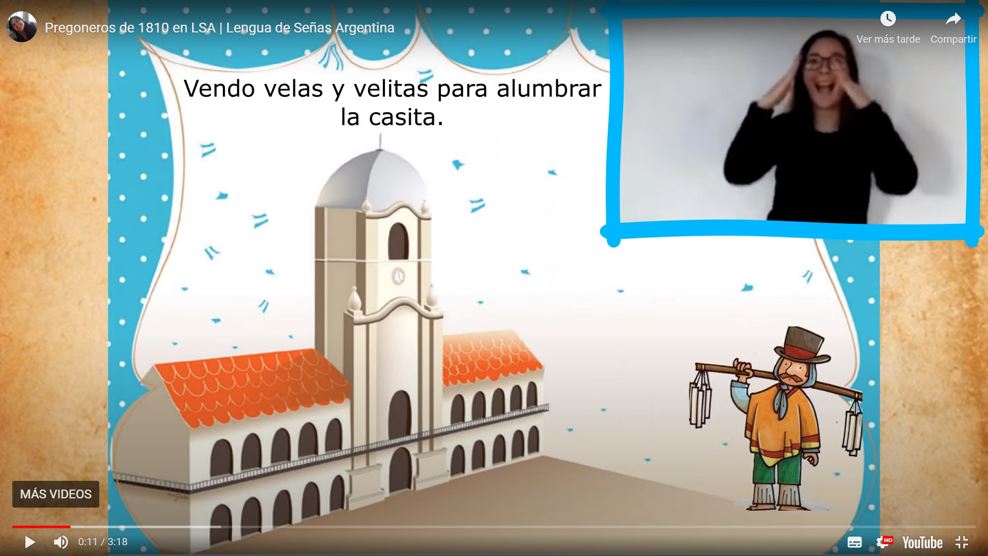 La escuela de Ortofonía y Sordos realiza videos en lengua de señas para la Semana de Mayo