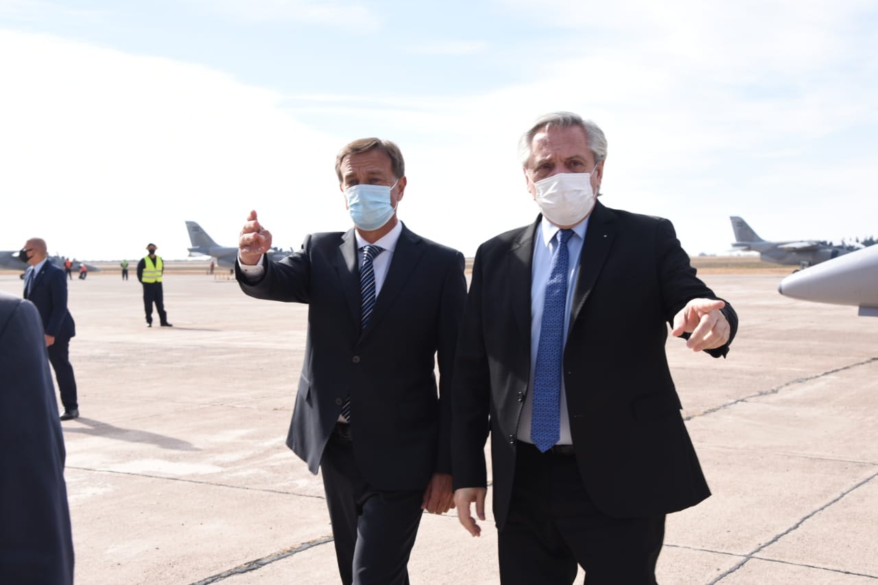 IMPSA: Alberto Fernández llegó a Mendoza y fue recibido por Rodolfo Suarez