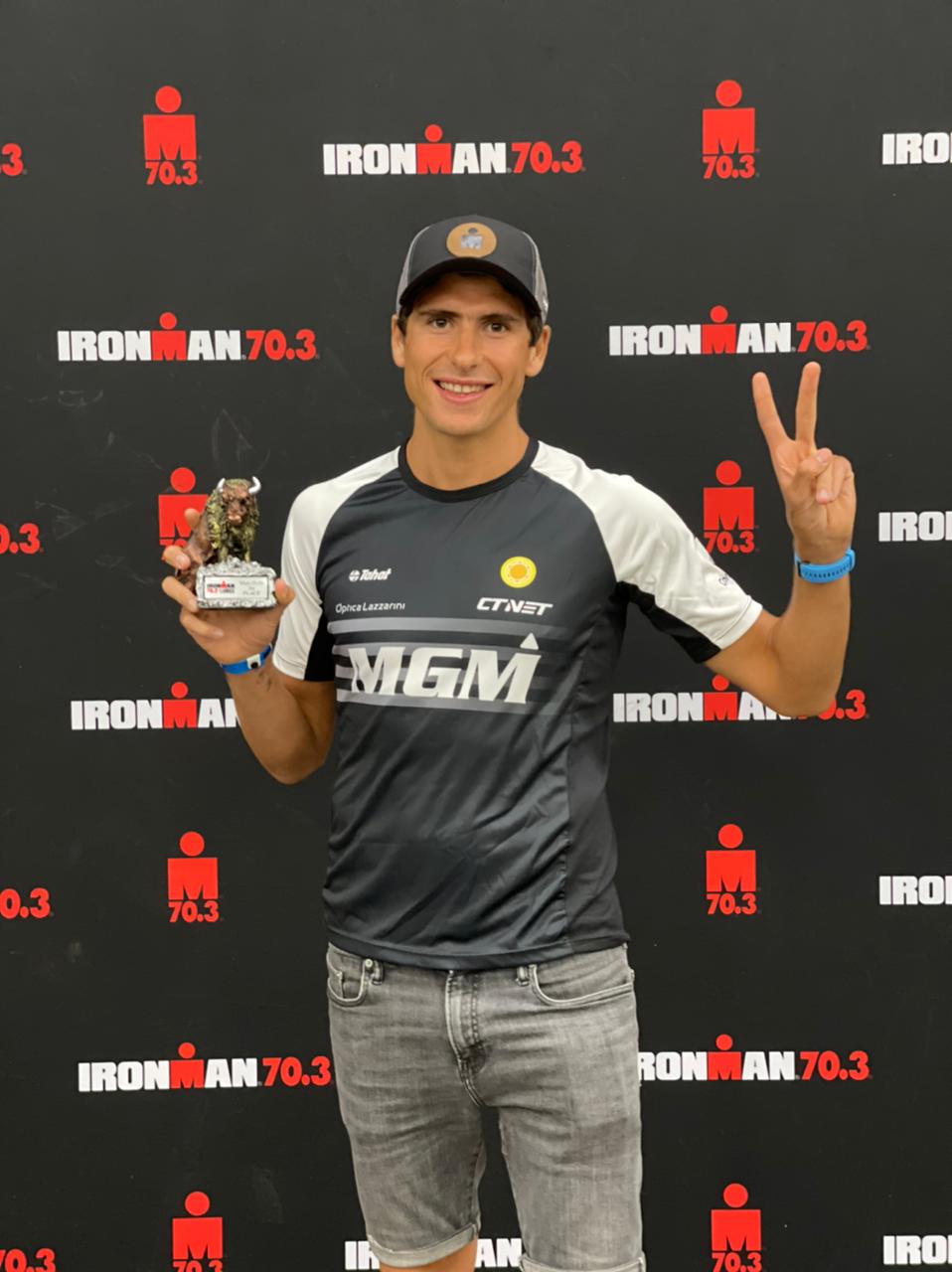 Martín Gallardo segundo en el Ironman 70.3 en Texas, Estados Unidos