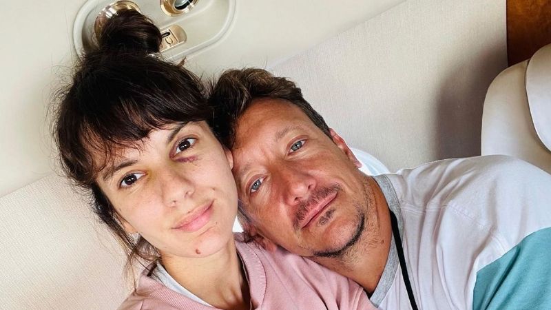 Nico Vázquez y Gime Accardi volvieron al país: el posteo desgarrador del actor en las redes