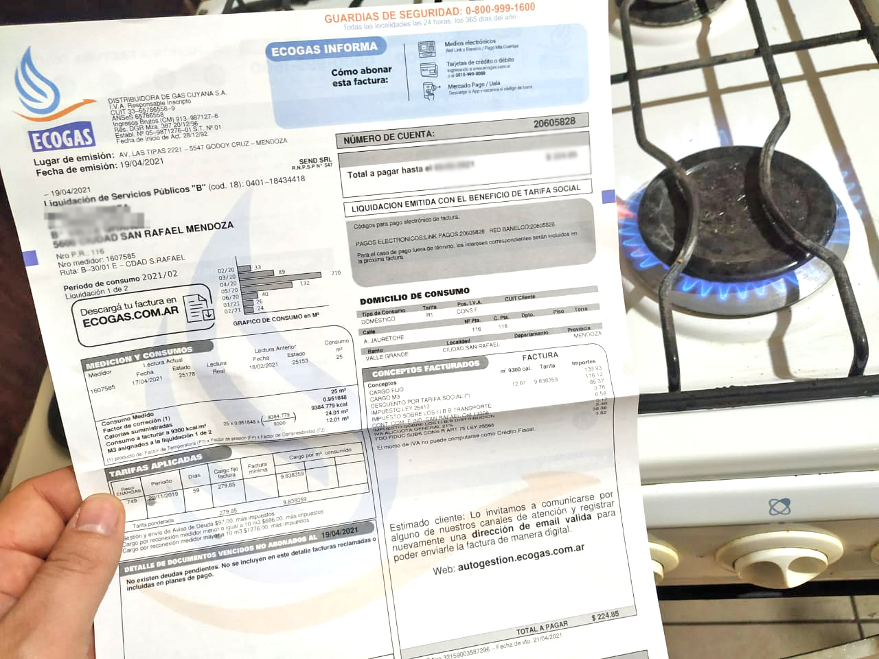 Se oficializó la suba del 6% en la tarifa de gas