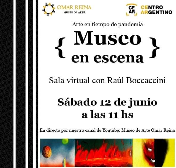 Hoy se realizará un conversatorio con el  artista radicado en Italia Raúl Boccaccini