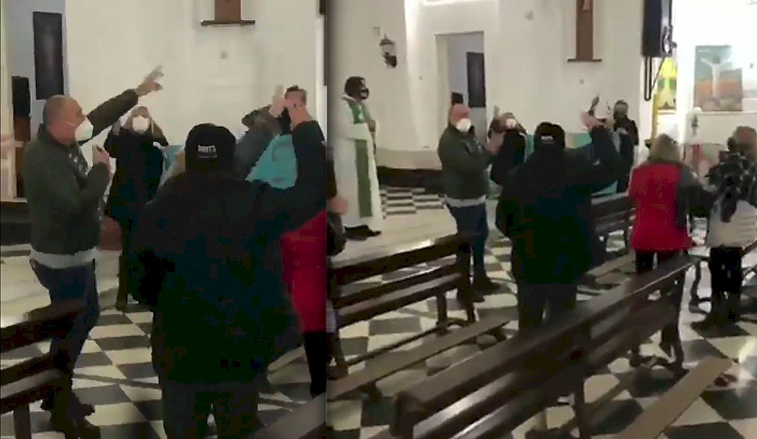 Misa “peronista”: militantes cantaron la marcha en una iglesia y hubo malestar en el Arzobispado de La Plata
