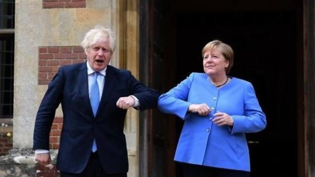 Boris Johnson, y Angela Merkel estrenan un «nuevo capítulo» en las relaciones bilaterales tras el brexit