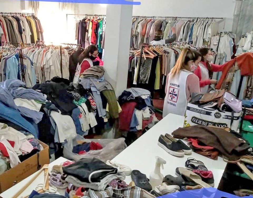 Cáritas de El Nihuil recibe  donaciones para festejar  el Día del Niño