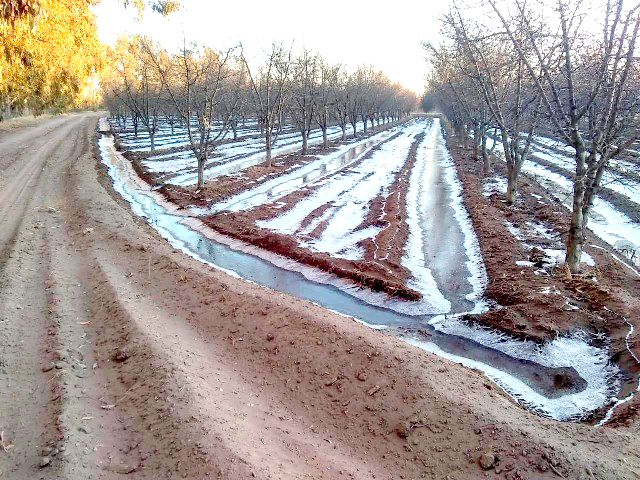 San Rafael registró temperaturas  de hasta 9,5 grados bajo cero