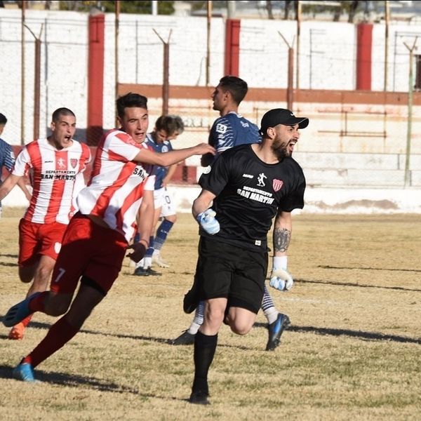 Gabriel González de penal le dio la victoria a San Martín