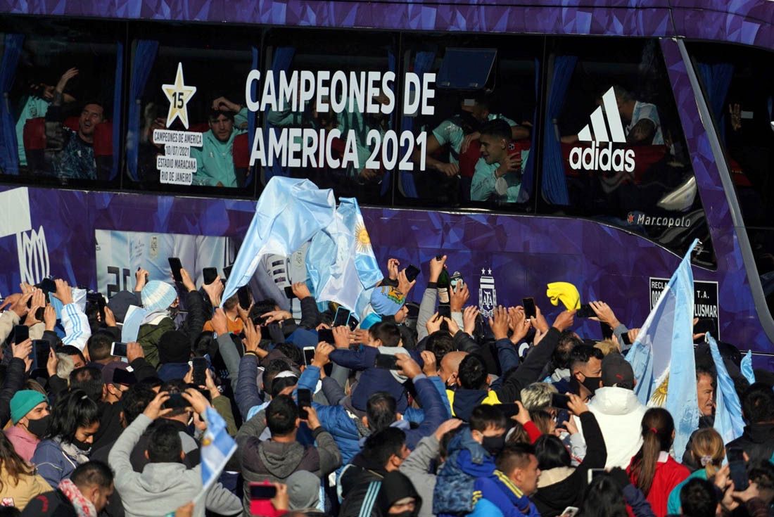Argentina se consagró campeón de la Copa América y festejó después de 28 años