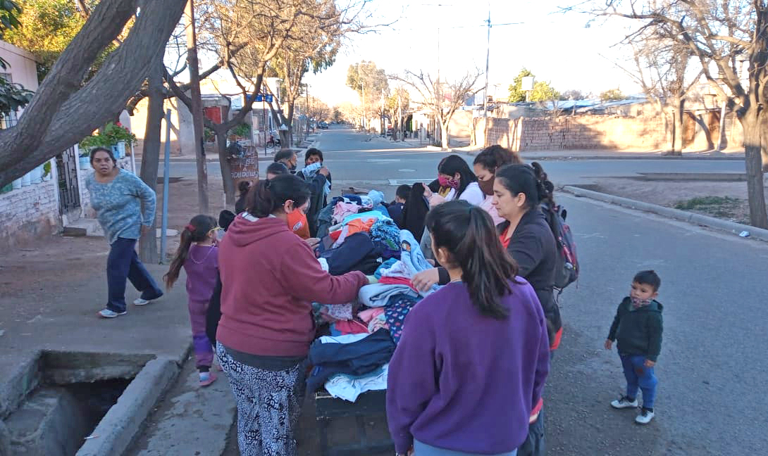 Merendero de  San Rafael recibió  donaciones de la  campaña “Abriguemos con el Corazón”