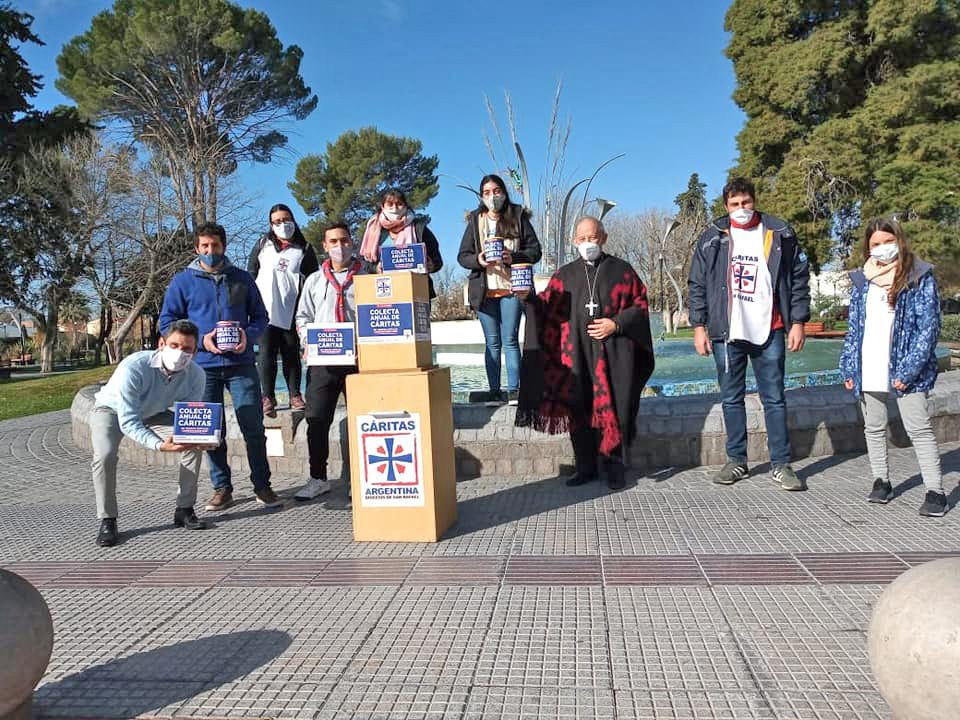 Solidaridad: Cáritas superó el récord  histórico de recaudación en el sur provincial