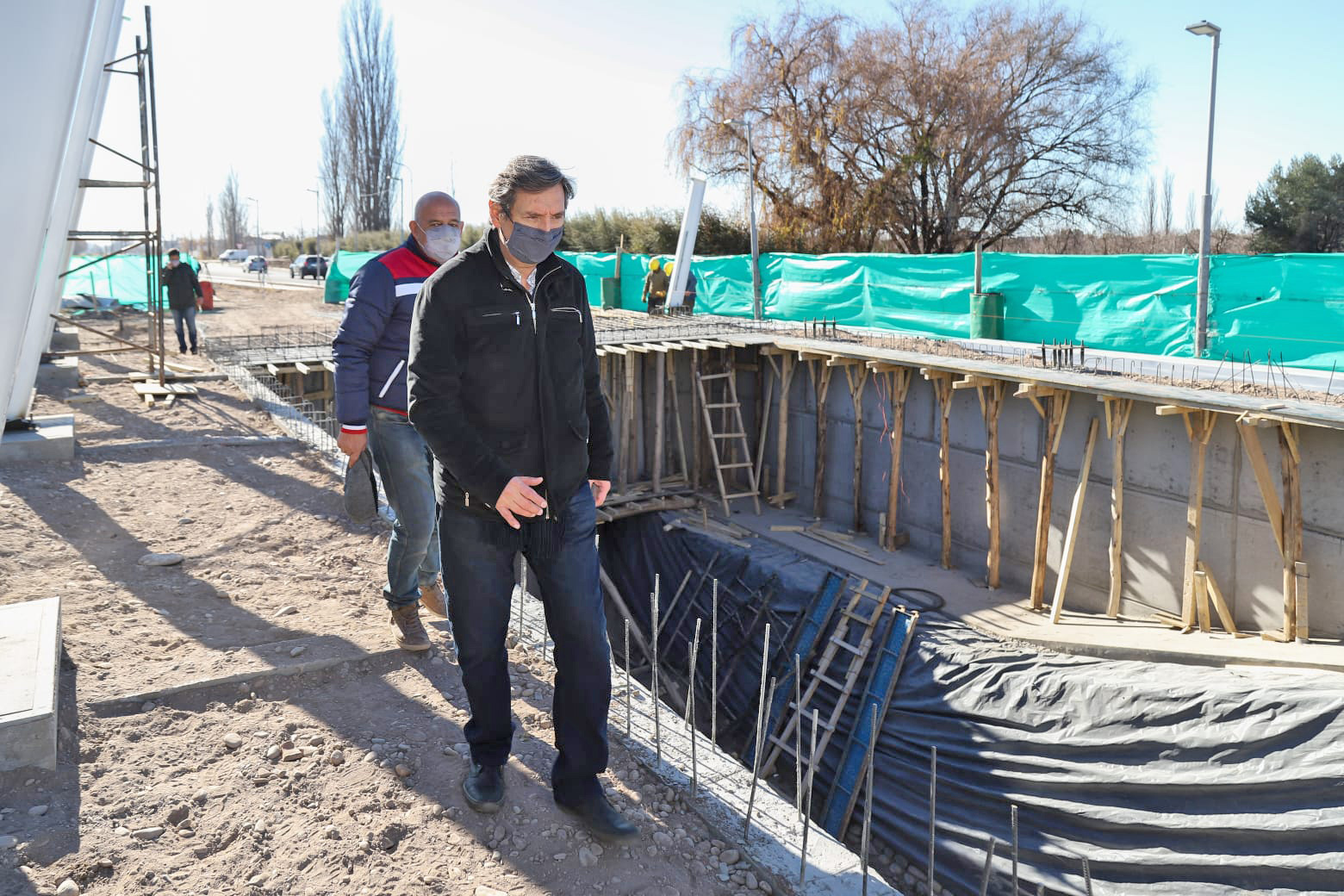 Emir Félix destacó el plan  de obras del Municipio:  “No nos vamos a detener en  seguir mejorando San Rafael”