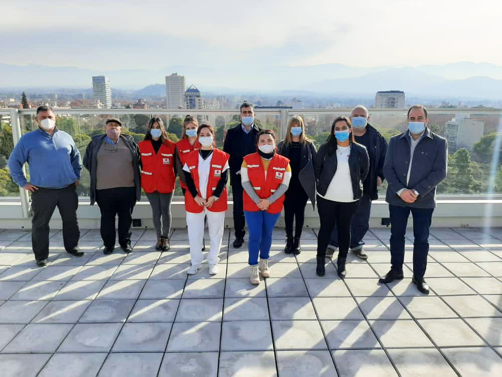 La Cruz Roja filial San Rafael fue  distinguida también en la Legislatura por su contribución voluntaria  con la salud durante la pandemia