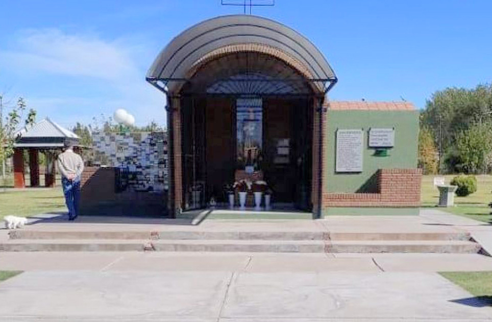 El santuario de San Expedito de Monte Comán  será incorporado a los circuitos de turismo religioso