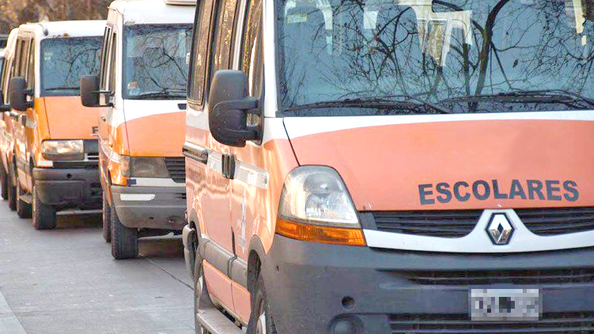 Antes de la pandemia había 300 transportistas escolares y ahora quedan alrededor de 75