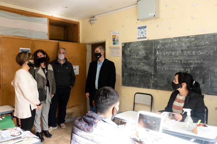 Autoridades de DGE recorrieron escuelas en San Rafael