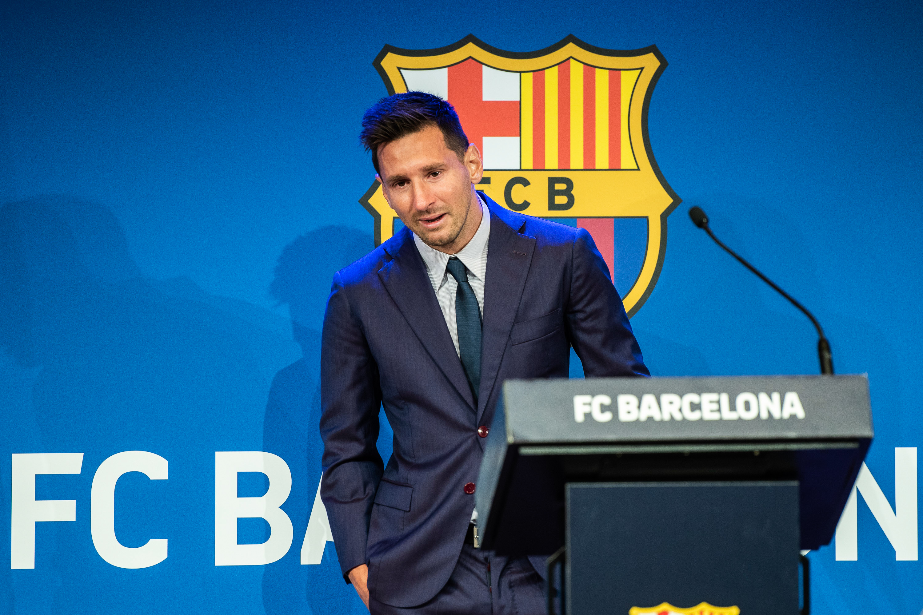 Lionel Messi se despidió del FC Barcelona