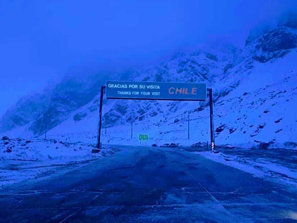 El Paso Cristo Redentor continúa cerrado por un fuerte temporal