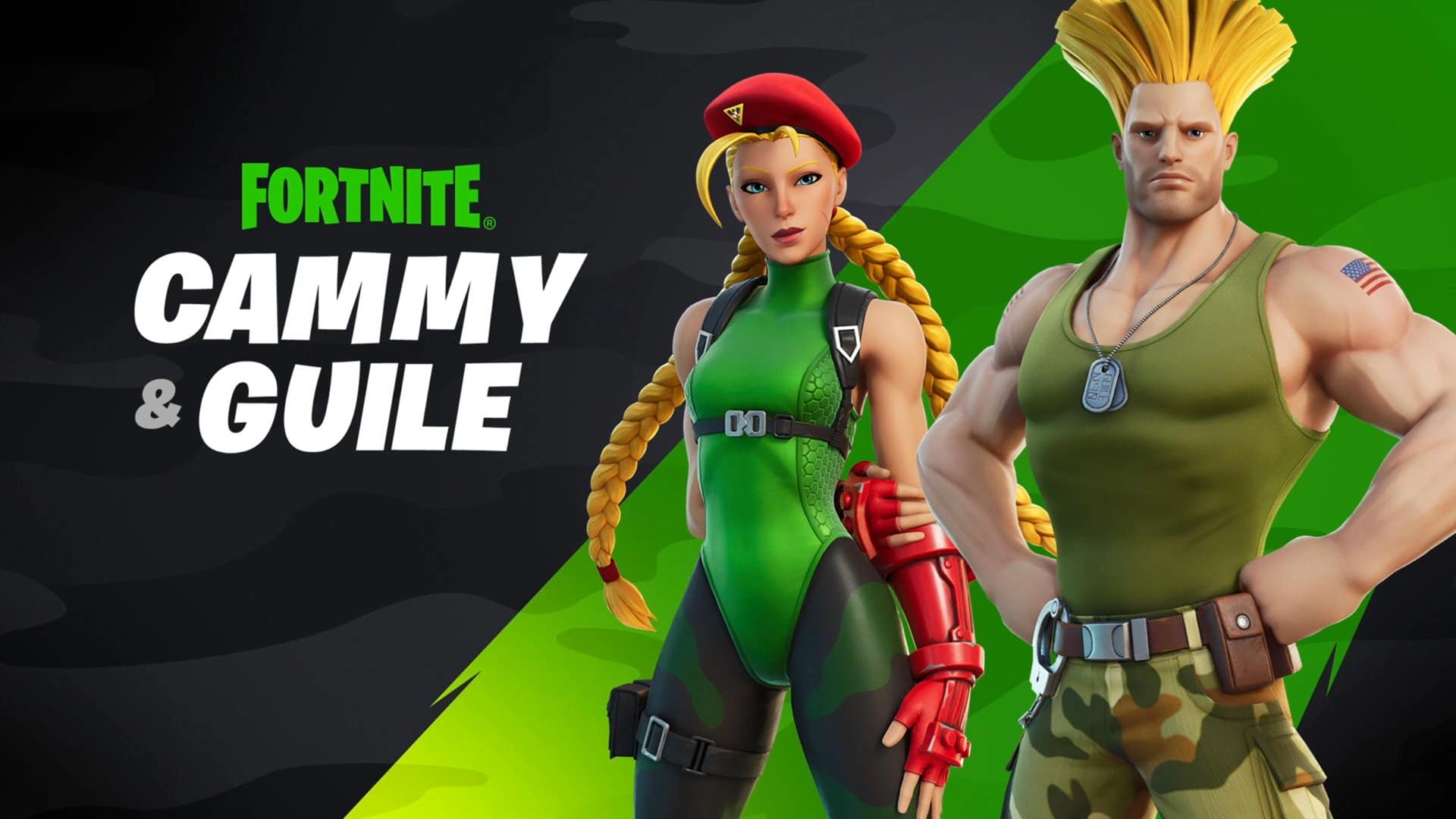 Guile y Cammy de Street Fighter llegan a Fortnite