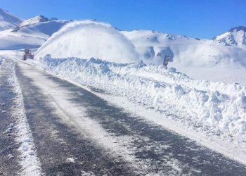 Hay más de 3 metros de nieve acumulada en el Paso Pehuenche