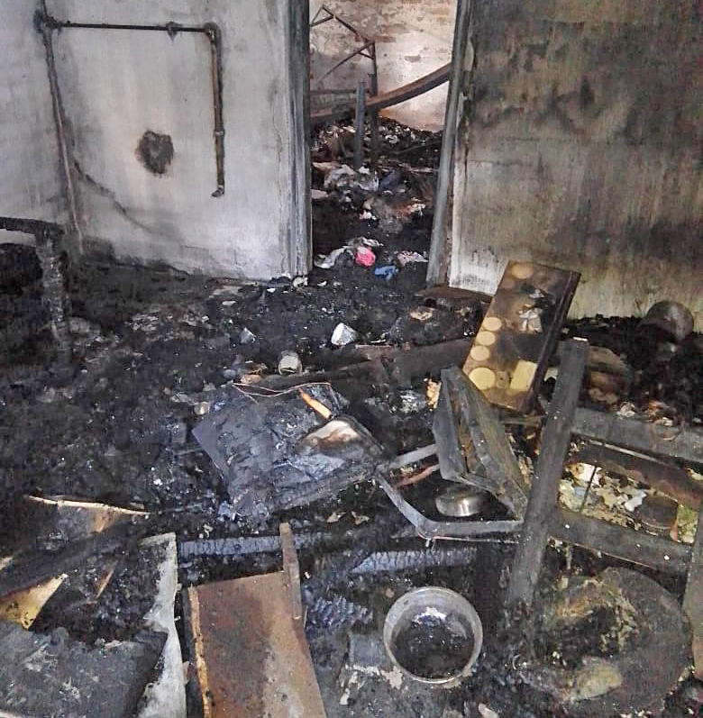 Incendio de departamento: “Nos hace falta de todo”