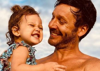 La foto que compartió Benjamín Vicuña cuidando a Magnolia y lejos de La China Suárez