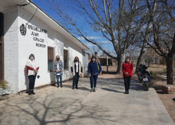 Presencialidad absoluta: autoridades de Educación Primaria continuaron su recorrido por escuelas de la provincia