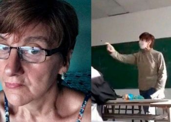 ¿Qué dijo la docente de su polémica discusión con alumnos?