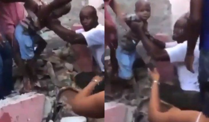 VIDEO: Emotivo rescate de dos niños en Haití tras el terremoto