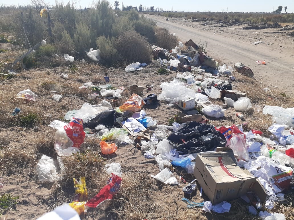 Vecinos de calle Zamarbide molestos por basura y escombros