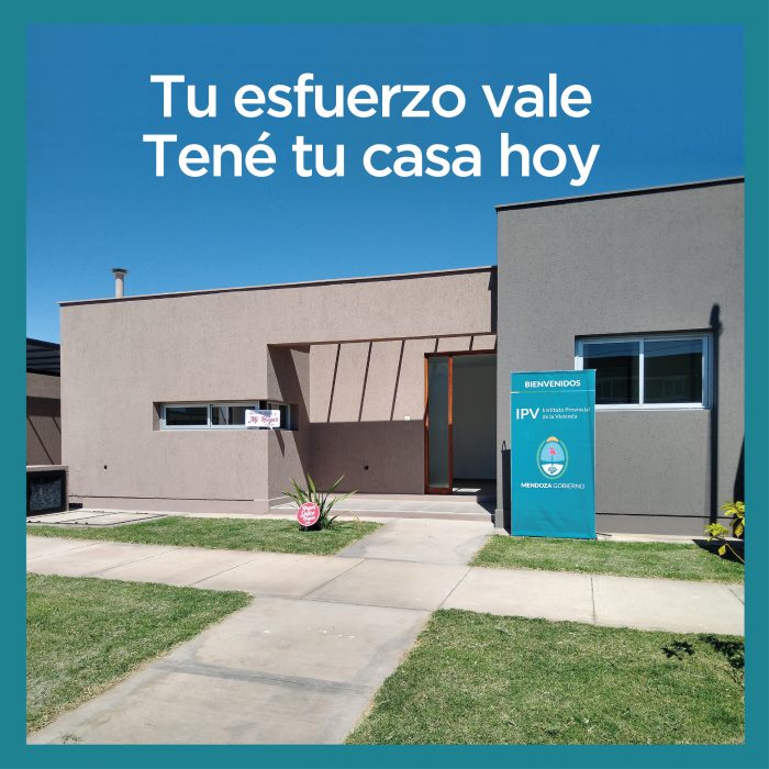 Viviendas: reabren inscripciones al Plan Mendoza Construye