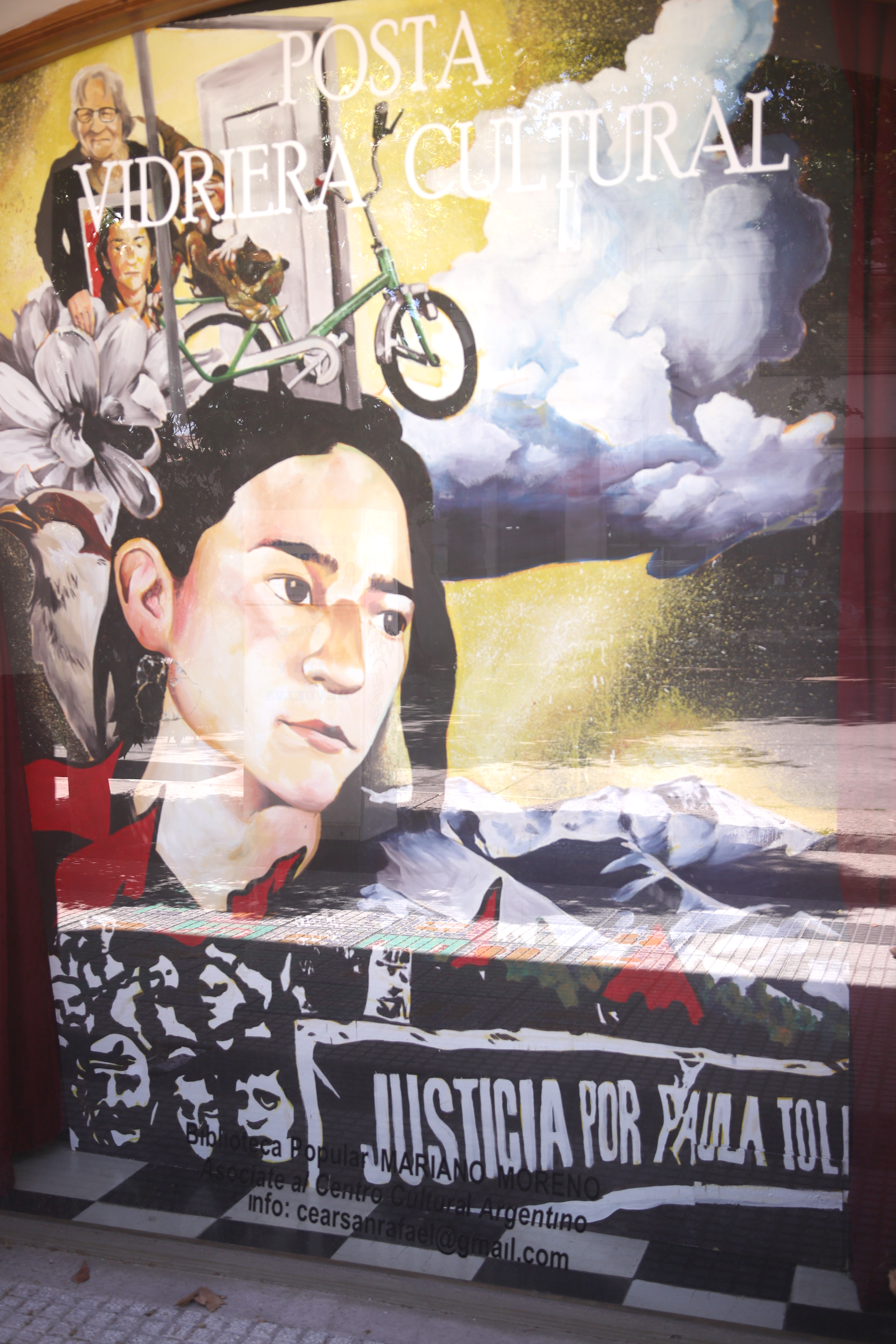 Homenaje a Paula  Toledo y víctimas  de la violencia de género en elFUESMEN San Rafael
