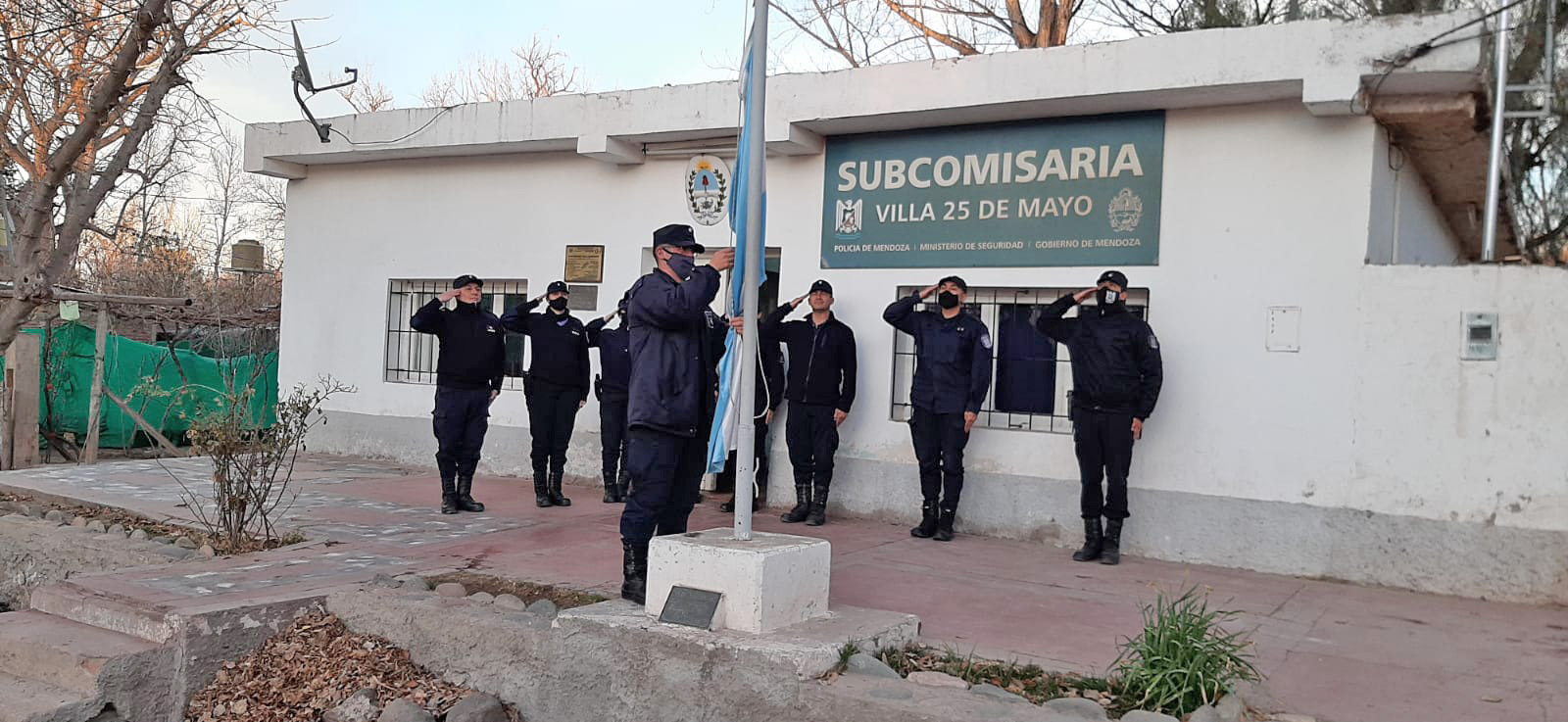 Dependencias policiales del Sur  conmemoraron el aniversario del  fallecimiento del General José de San Martín