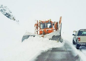 Malargüe sufrió un fin de semana de viento y nieve