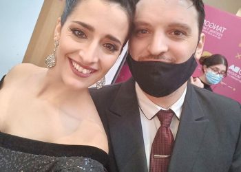 La sanrafaelina Becky Navarro y su pareja participan de la final del Mundial de Tango
