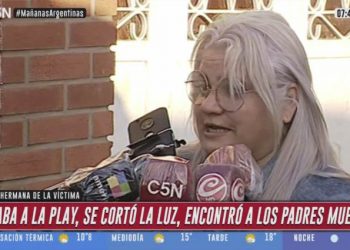 El desgarrador relato de la tía del nene que encontró electrocutados a sus padres en su casa