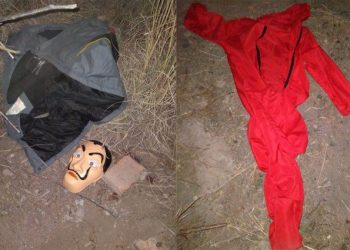 Maipú: se disfrazó como en «La casa de papel» y robó millones de una empresa