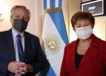 Alberto Fernández y Kristalina Georgieva se reunieron a solas en Roma para seguir negociando por la deuda