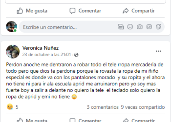 Le entraron a robar y se llevaron el uniforme de APRID de su hijo
