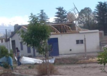 Los daños que dejó el fuerte viento en Mendoza