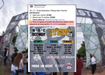 La Fiesta de la Cerveza, sólo para vacunados contra el coronavirus