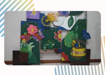 Abogados entregaron un “mural interactivo” a la Coordinación de Niñez y Adolescencia