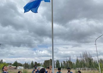 Alumnos de la escuela Casale buscan recuperar y poner en valor los símbolos patrios en El Nihuil