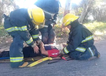 Bomberos de Rama Caída realizaron capacitaciones en socorrismo