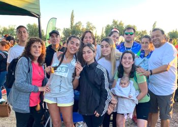 Candela Giménez conmovió al participar de una caminata de dos kilómetros