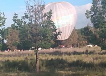 Valle Grande: aterrizaje de emergencia para un globo aerostático
