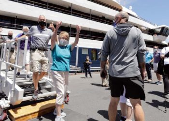 Llegó el primer crucero con turistas internacionales al país tras la cuarentena