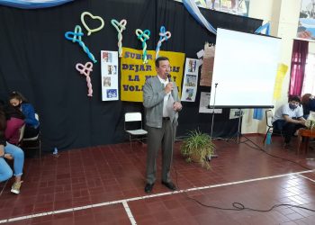 Una sala de la escuela Islas Malvinas lleva el nombre de Miguel Pérez Mateos