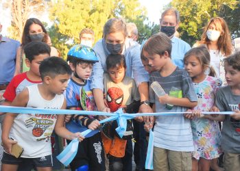 La inauguración del Parque de los Jóvenes fue una fiesta del reencuentro